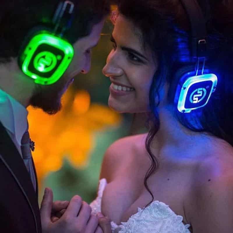 Silent Disco de mariage avec casques LED Silentsystem