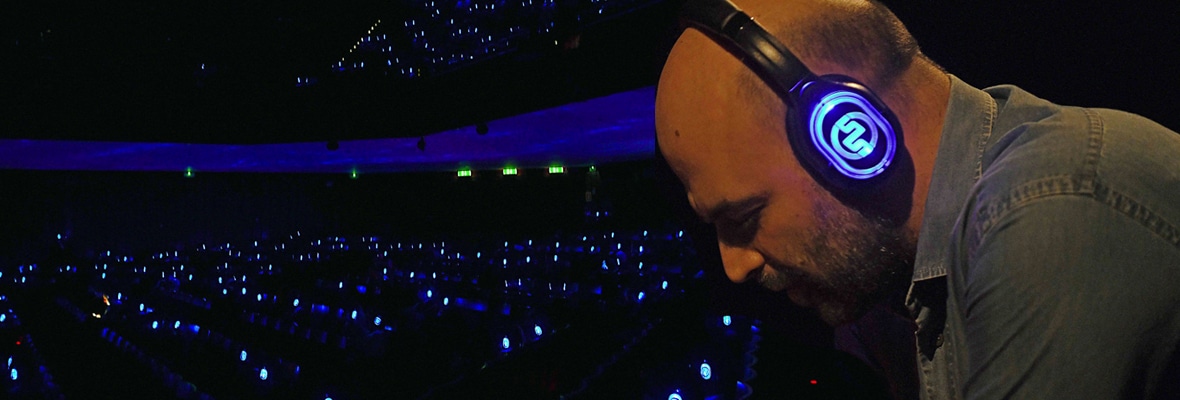 Saviano x audible Audible Live Podcast met Roberto Saviano en draadloze hoofdtelefoons van Silentsystem