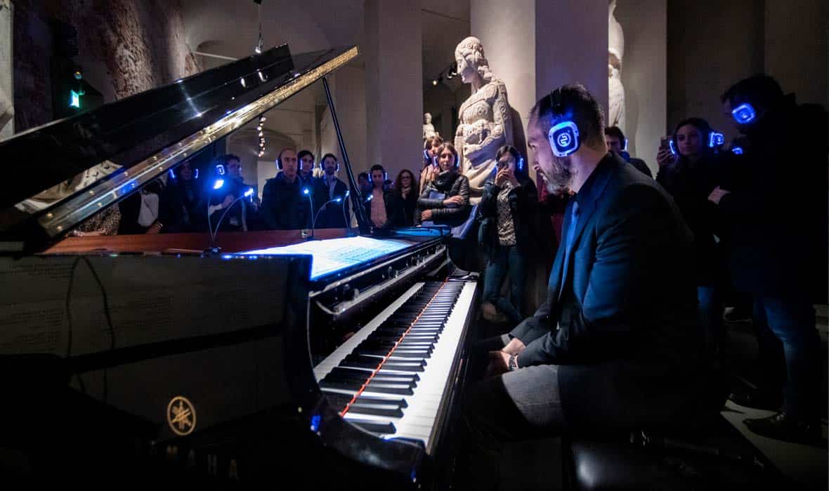 Silent concert Milaan