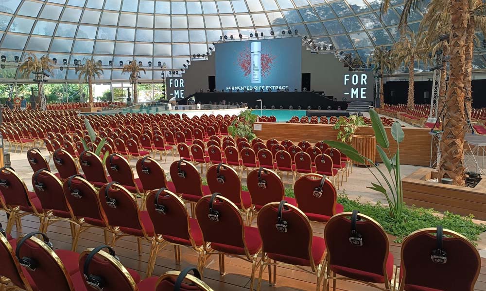 Silentmeeting Draadloze hoofdtelefoons van Silentsystem voor congressen en conventies