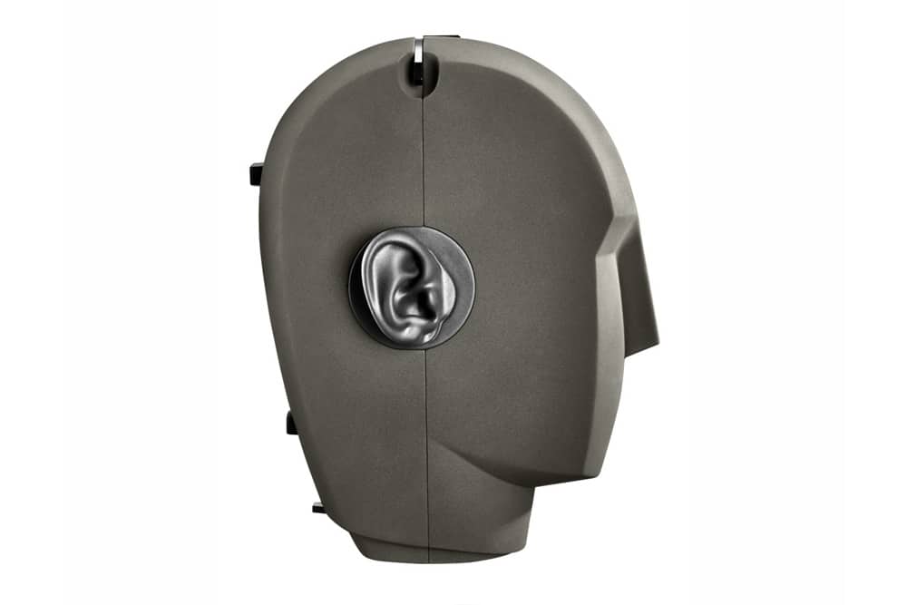 Binaurale microfoon Neumann KU 100, zijaanzicht