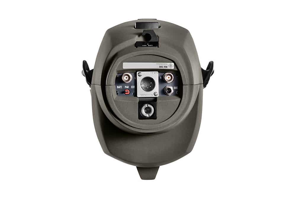 Aansluitingen van de binaurale microfoon Neumann KU 100