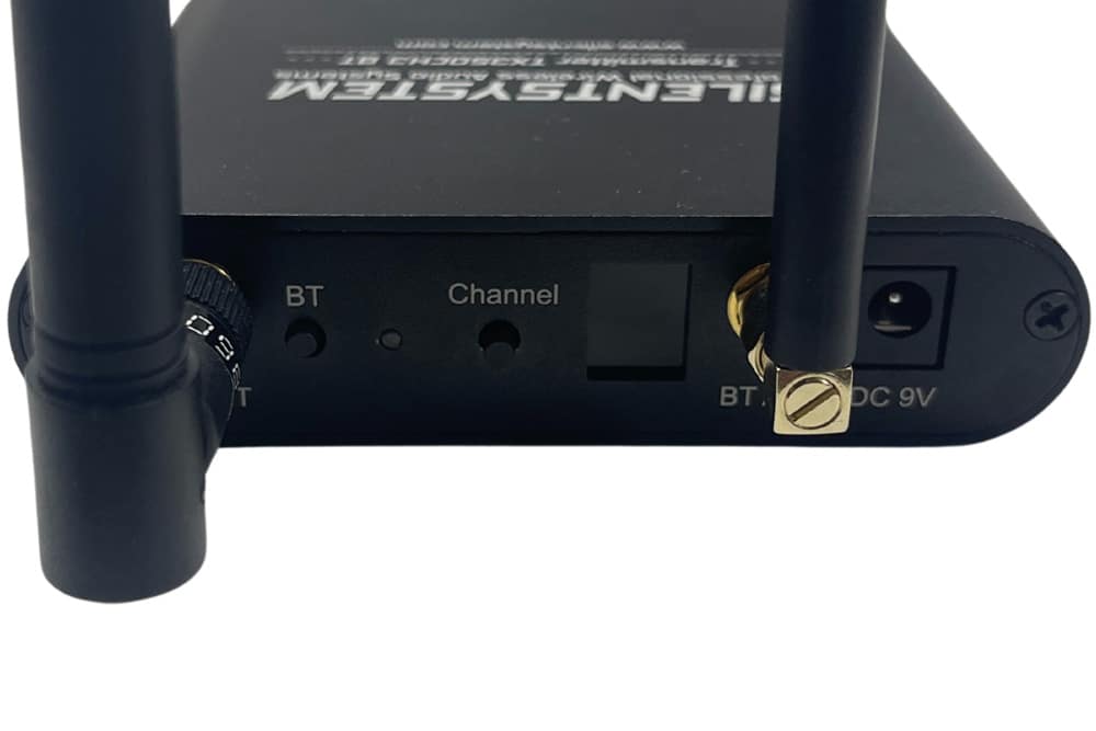 Trasmettitore Wireless TX-350 Draadloze zender TX-350, frontpaneel met display en Bluetooth