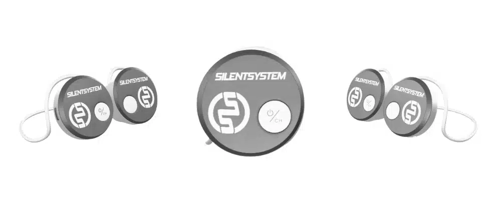 Silentsystem SX-707 – Cuffie wireless RF professionali Geregistreerd ontwerp van de Silentsystem SX-707 draadloze RF-hoofdtelefoon